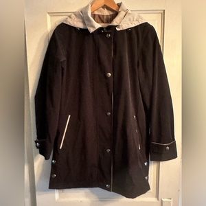 ⭐️ 3/$10 Liz Claiborne Black Parka with Removable Hood